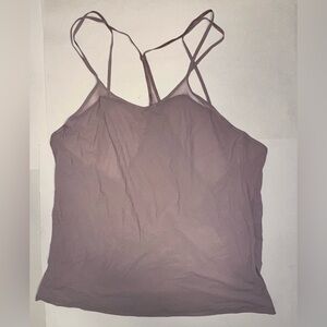 Lululemon Women’s Shear Lightness Tank Top Antoinette Size 12 Mauve Athleisure